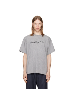 MM6 Maison Margiela Gray Cotton Jersey T-shirt