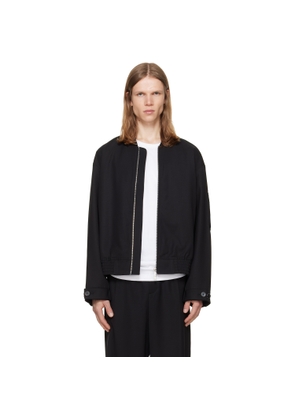 Helmut Lang Black Wardrobe Bomber Jacket