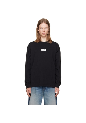 MM6 Maison Margiela Black Cotton T-shirt