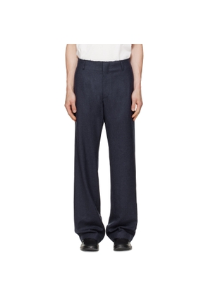 MM6 Maison Margiela Navy Tailoring Wool Trousers
