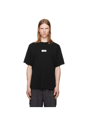 MM6 Maison Margiela Black Numeric Cotton T-shirt