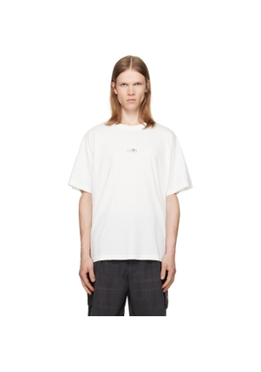 MM6 Maison Margiela White Numeric Cotton T-shirt