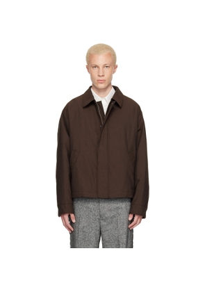 MM6 Maison Margiela Brown Insulated Cotton Wool Jacket