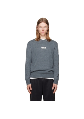 MM6 Maison Margiela Gray Wool Sweater