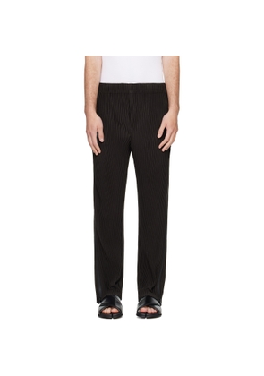 HOMME PLISSÉ ISSEY MIYAKE Black Multi-Fastened Trousers