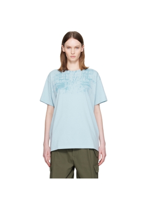 Maison Margiela Blue Numbers Regular T-shirt