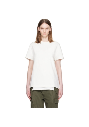 Maison Margiela White Double Layered T-Shirt