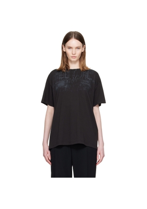 Maison Margiela Black Numbers Regular T-shirt