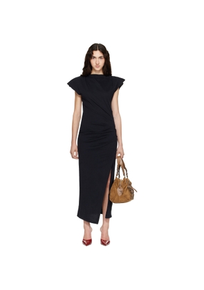 Isabel Marant Black Nadela Midi Dress