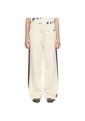 Wales Bonner Off-White Tide Viscose Poly Knit Track Pants