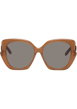 LOEWE Tan Fantasy Slim Sunglasses