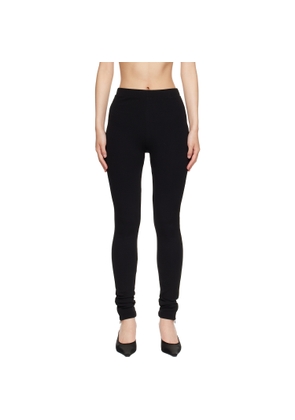 TOTEME Black Zip Leggings