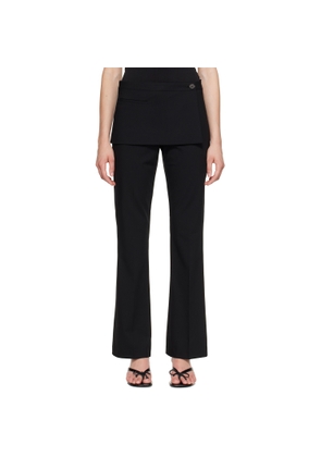 Sandy Liang Black Mulberry Trousers