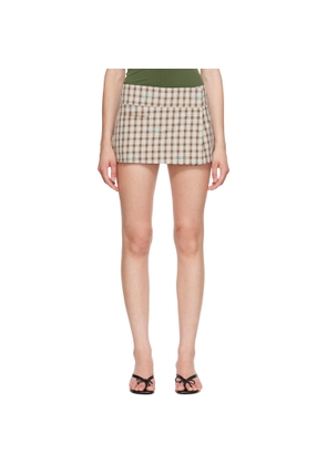 Sandy Liang Beige Pomme Skort