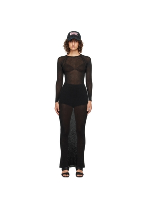 032c Black Threshold Maxi Dress