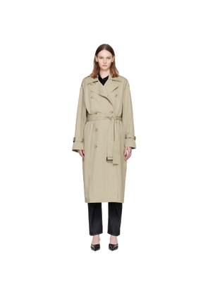 TOTEME Beige Crisp Summer Trench Coat
