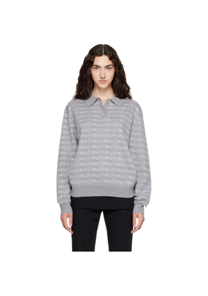 Sandy Liang Gray Woods Polo