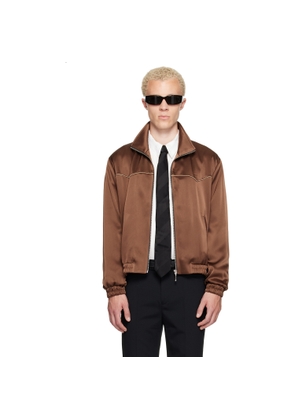Ernest W. Baker SSENSE Exclusive Brown Western Track Jacket
