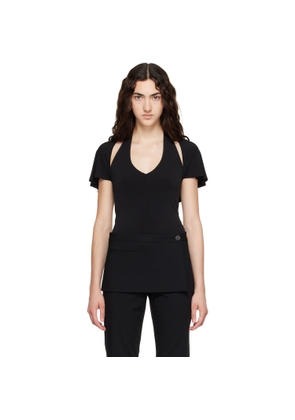 Sandy Liang Black Bellini Top