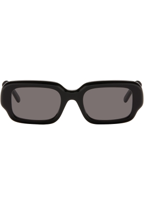 LOEWE Black Rectangular Slim Sunglasses