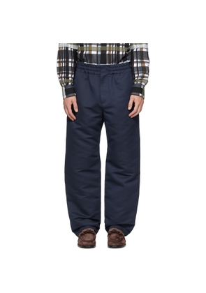 Bottega Veneta Navy Drawstring Trousers