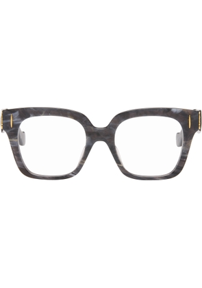 LOEWE Black & Gray Anagram Glasses