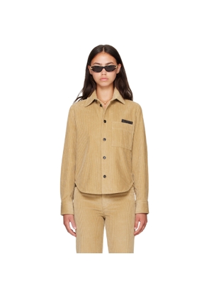 Bottega Veneta Beige Cotton Corduroy Shirt