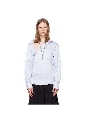 HODAKOVA Blue Asymmetric Shirt