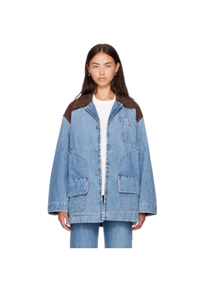 Bottega Veneta Blue Vintage Indigo Denim Jacket