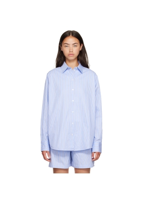 ANINE BING Blue Essie Shirt