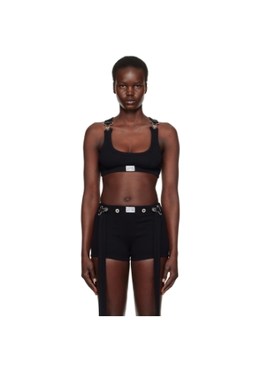 Jean Paul Gaultier Black 'The Cropped Patch' Tank Top