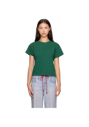 rag & bone Green Kelly Washed Boxy T-shirt