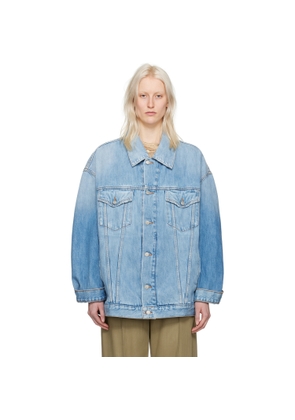 Acne Studios Blue Oversized Denim Jacket