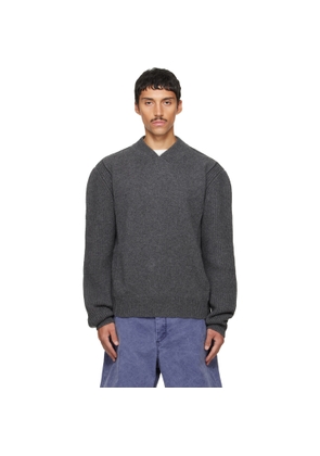 Marni Gray V Neck Sweater