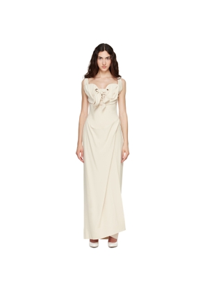 Vivienne Westwood Beige Iwona Corset Maxi Dress