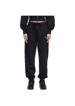 Nike Black Sportswear Phoenix Fleece High-Waisted Oversized Sweatpants