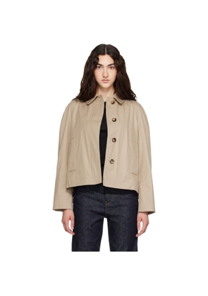 Burberry Beige Tropical Gabardine Jacket