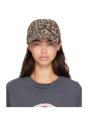 ANINE BING Black & Tan Jeremy Baseball Cap