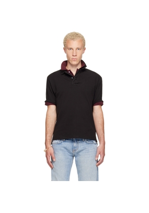 Raimundo Langlois Black Layered Polo