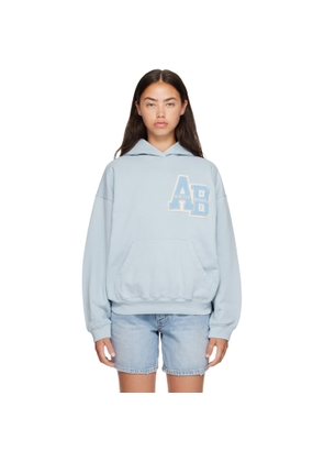 ANINE BING Blue Harvey Hoodie