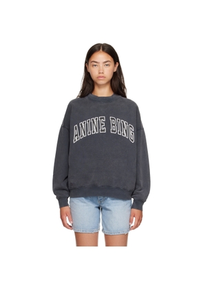 ANINE BING Black Miles New Classic Sweatshirt