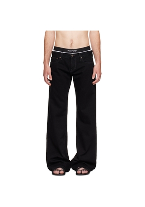 Raimundo Langlois Black Bootcut Jeans