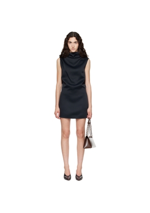 KHAITE Black Astor Minidress