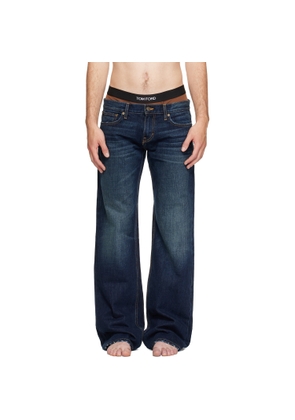Raimundo Langlois Blue Bootcut Jeans