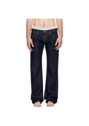 Raimundo Langlois Indigo Slim Straight Jeans
