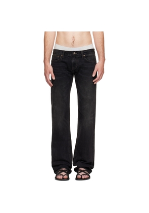 Raimundo Langlois Black Slim Straight Jeans