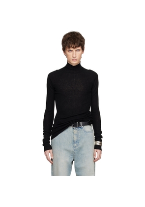 MATIÈRES FÉCALES Black Forever Knit Turtleneck