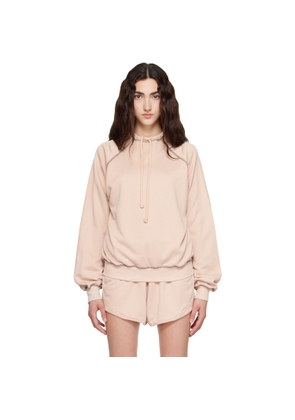 Baserange Pink Fold Hoodie