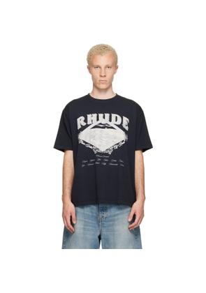Rhude Black Dakar Convoy T-shirt