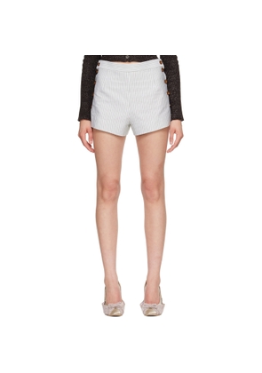 Vivienne Westwood Gray Elle Button Shorts